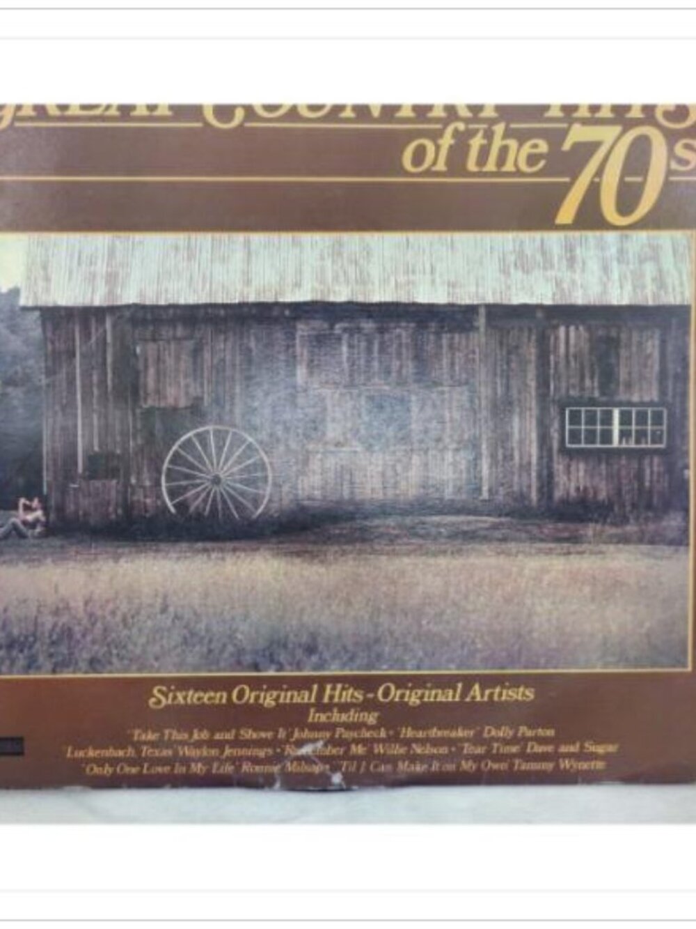 Great Country Hits Of The 70s Dolly Parton Waylon Jennings Vintage Vinyl LP